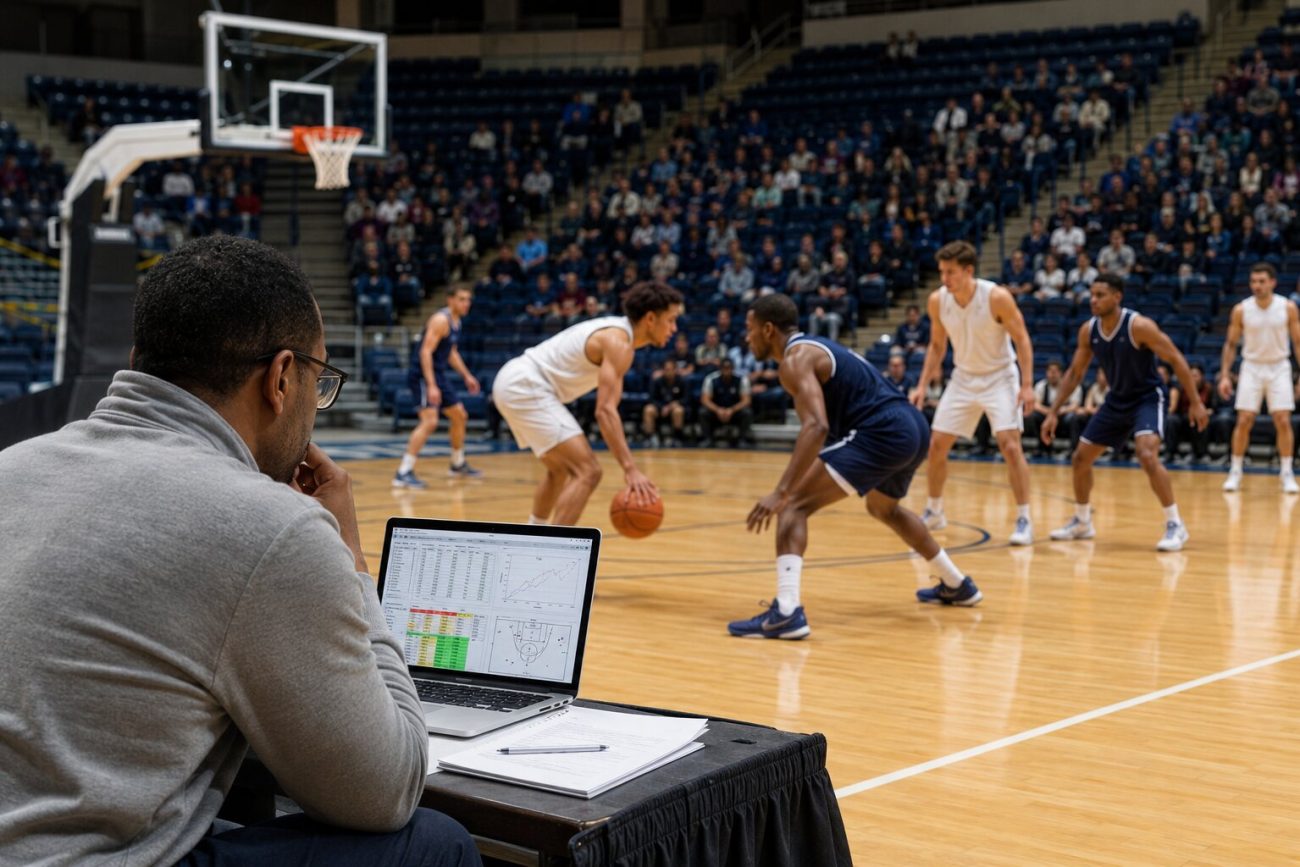 An analyst studying basketball efficiency and lineup statistics