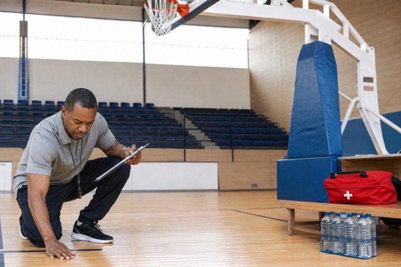Basketball Court Safety Checklist: Surface, Equipment, Heat, and Emergency Planning